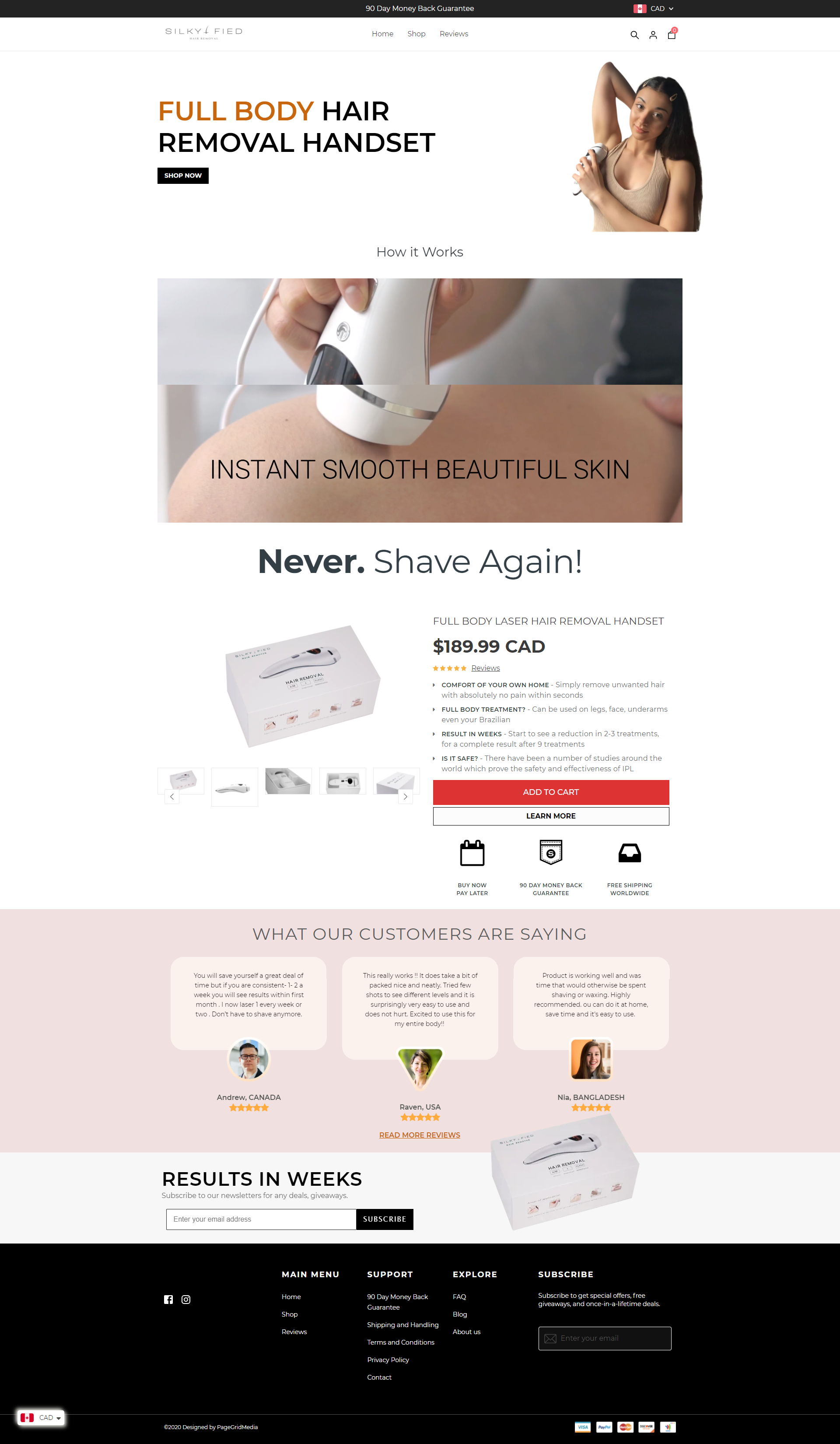 After - SilkyFied - Luxury E-commerce Platform